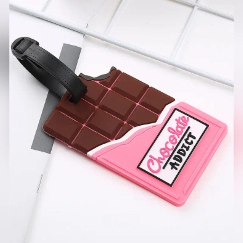 Chocolate Addict Luggage Tag